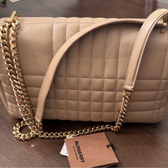 Burberry Tan Quilted Crossbody Bag - Picture 4 of 16